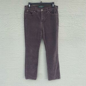 Lauren Jeans Co. Ralph Lauren Women's Bootcut Corduroy Pants Brown Size 8